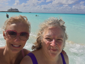 Happy Women on Beach