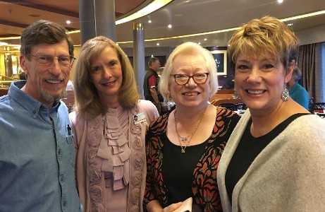 Smiling Group On Cruise