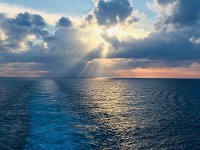 ocean view from a cruise ship