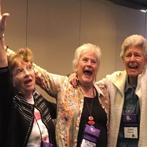 3 Women Waving