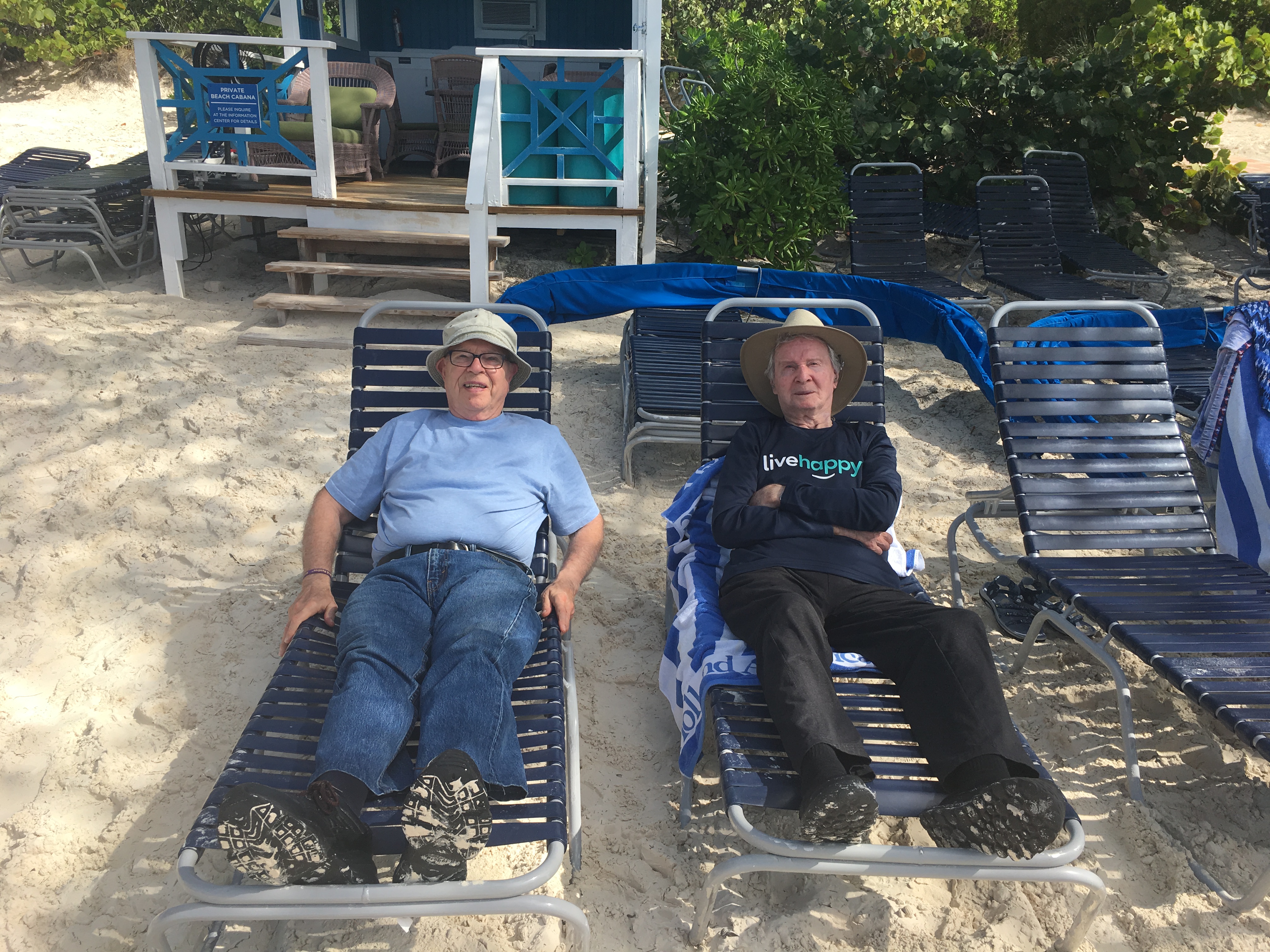 Senior Men on the Beach