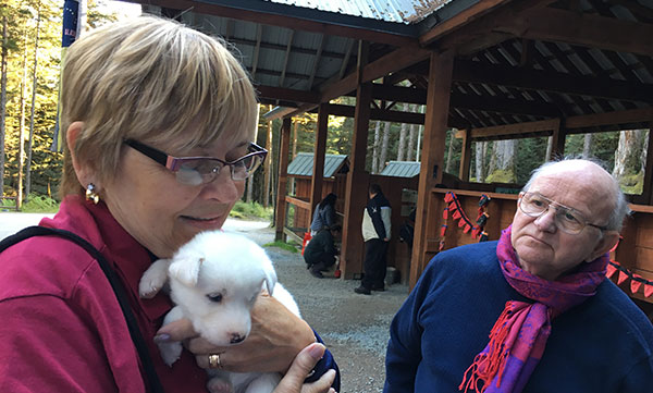 Couple With Puppy