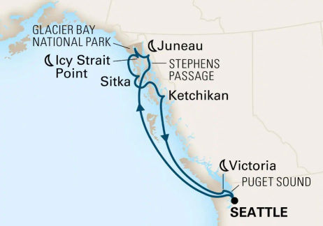 Alaska 2023 Route Map