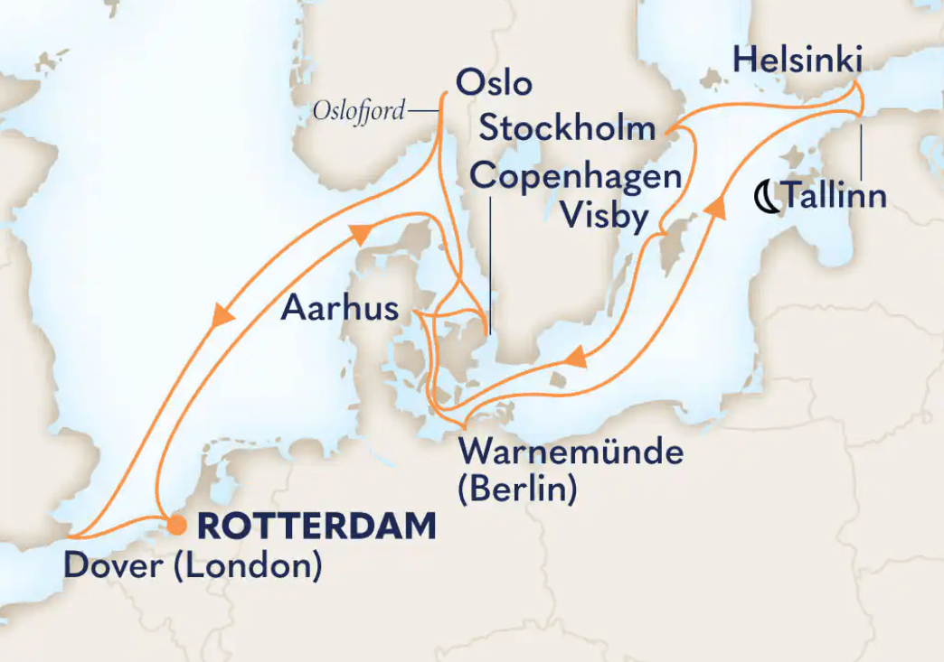 Europe Cruise Map Europe Cruise Map
